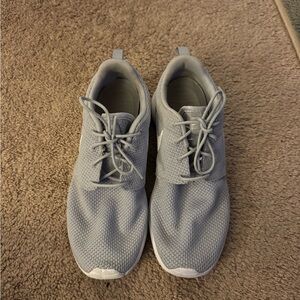 Nike Gray Athletic Shoes with Streamlined Design
